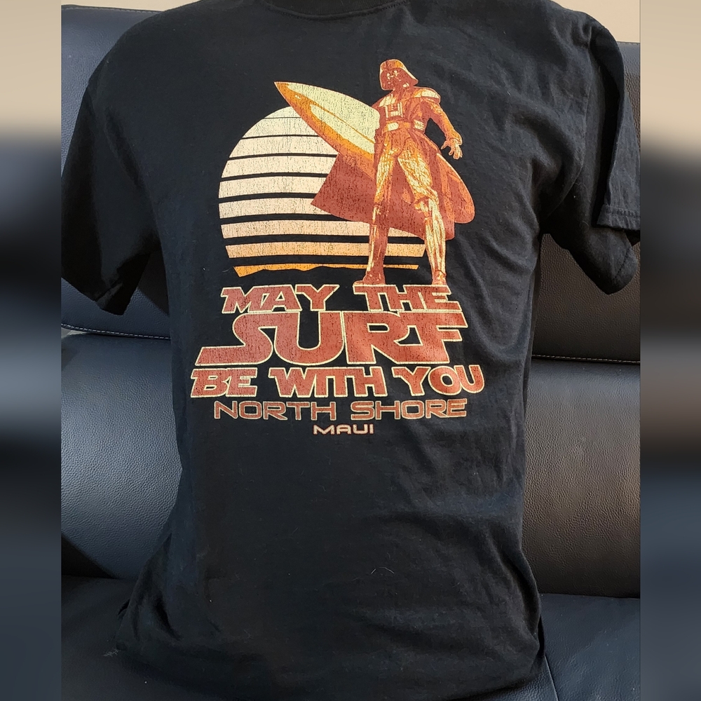 May the surf be with you tshirt
